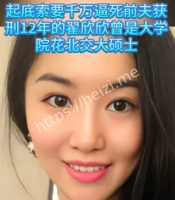 翟欣欣获刑12年